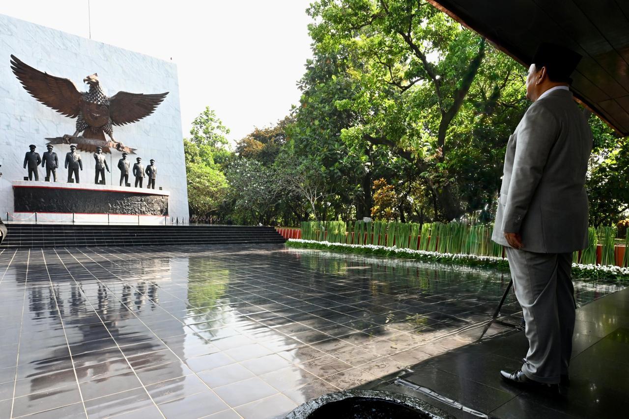 Presiden Prabowo Subianto Pimpin Upacara Hari Kesaktian Pancasila 2025 di Lubang Buaya